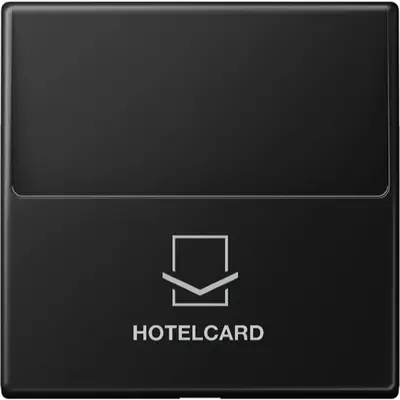 JUNG hotelkaartschakelaar A-range grafietzwart mat (A 590 CARD SWM)