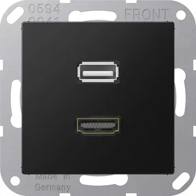 JUNG a range multifunctionele verbindingsdoos (MAA1163SWM)