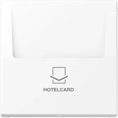 JUNG hotelkaartschakelaar LS990 sneeuwwit mat (LS 590 CARD WWM)