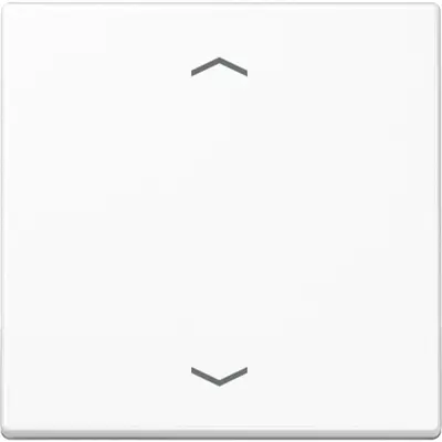 JUNG knop met pijlsymbolen tbv elektronische jaloezieactor A-range alpine wit (A 1700 BFP WW)