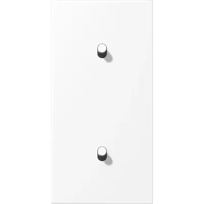 JUNG schakelwip cilinder voor 2 x enkele schakelaar verticaal LS1912 sneeuwwit mat (AL 12-20 WWM R 07)