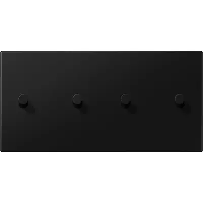 JUNG schakelwip kegel voor 2 x dubbele schakelaar horizontaal LS1912 grafietzwart mat (AL 12-250 SWM K 08)