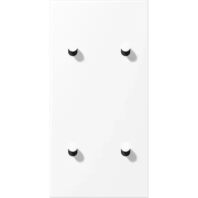 JUNG schakelwip kegel voor 2 x dubbele schakelaar verticaal LS1912 sneeuwwit mat (AL 12-25 WWM K 07)