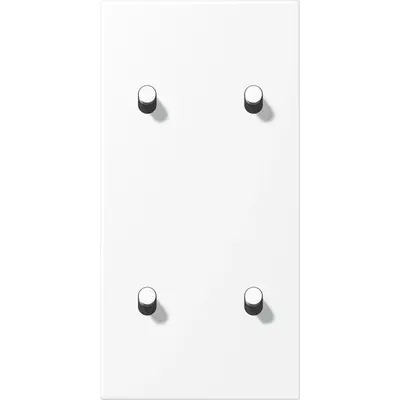 JUNG schakelwip cilinder voor 2 x dubbele schakelaar verticaal LS1912 sneeuwwit mat (AL 12-25 WWM R 07)