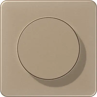JUNG dimmerknop draaidimmer CD500 goud brons kunststof (CD 1740 GB)