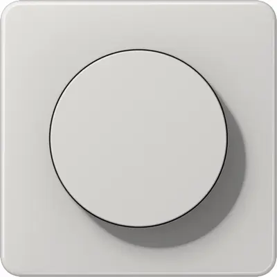 JUNG dimmerknop draaidimmer CD500 lichtgrijs (CD 1740 LG)