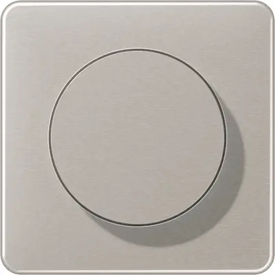 JUNG dimmerknop draaidimmer CD500 platina kunststof (CD 1740 PT)