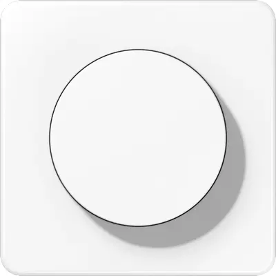 JUNG dimmerknop draaidimmer CD500 alpine wit (CD 1740 WW)