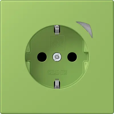 JUNG HOME wandcontactdoos randaarde Energy Les Couleurs vert 31 220 (BT LC 1521 SE 220)