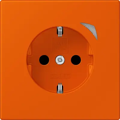 JUNG HOME wandcontactdoos randaarde Energy Les Couleurs orange vif 260 (BT LC 1521 SE 260)