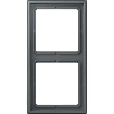 JUNG afdekraam 2-voudig Les Couleurs gris fonce 31 202 (LC 982 202)