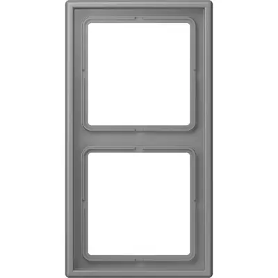 JUNG afdekraam 2-voudig Les Couleurs gris 31 203 (LC 982 203)