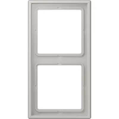 JUNG afdekraam 2-voudig Les Couleurs gris claire 31 205 (LC982205)