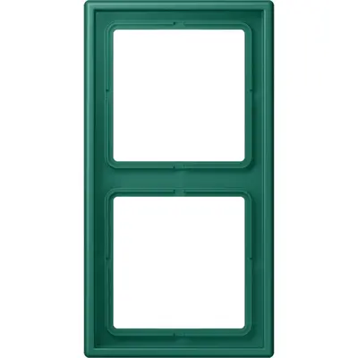 JUNG afdekraam 2-voudig Les Couleurs vert anglais 216 (LC 982 216)