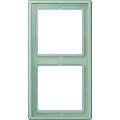 JUNG afdekraam 2-voudig Les Couleurs vert anglais 217 (LC 982 217)