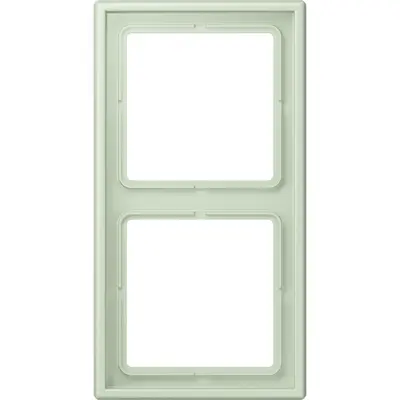 JUNG afdekraam 2-voudig Les Couleurs vert anglais pale 218 (LC 982 218)