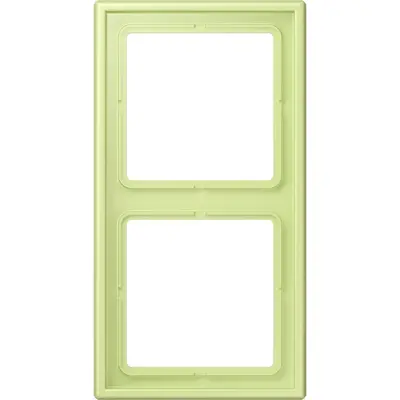 JUNG afdekraam 2-voudig Les Couleurs vert jaune clair 222 (LC 982 222)