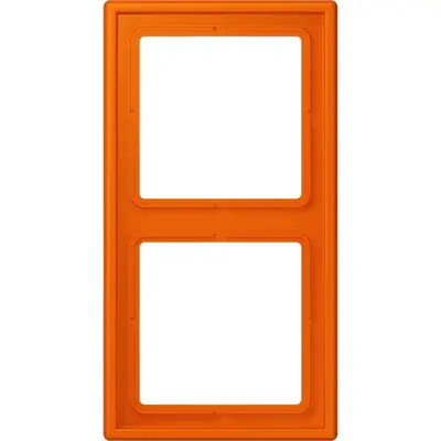 JUNG afdekraam 2-voudig Les Couleurs orange 224 (LC 982 224)
