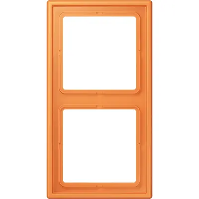 JUNG afdekraam 2-voudig Les Couleurs orange clair 225 (LC 982 225)