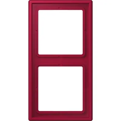 JUNG afdekraam 2-voudig Les Couleurs rouge carmin 229 (LC 982 229)
