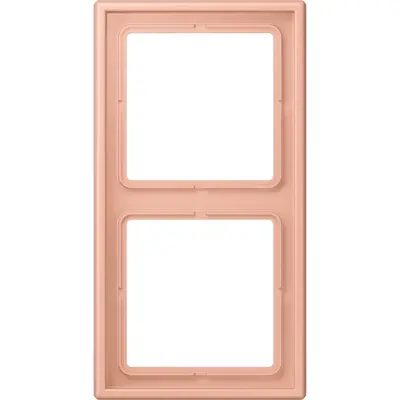JUNG afdekraam 2-voudig Les Couleurs rose clair 231 (LC 982 231)
