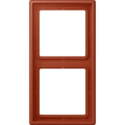JUNG afdekraam 2-voudig Les Couleurs l'ocre rouge 232 (LC 982 232)