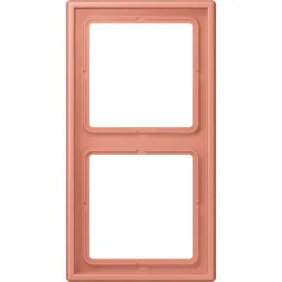 JUNG afdekraam 2-voudig Les Couleurs l'ocre rouge moyen 233 (LC 982 233)