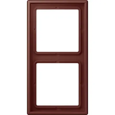 JUNG afdekraam 2-voudig Les Couleurs sienne brulee 31 235 (LC 982 235)