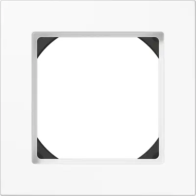 JUNG afdekraam 1-voudig 28mm opbouwhoogte A-range alpine wit (A 5581 HBF WW)