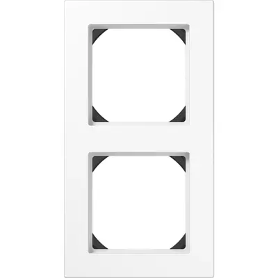 JUNG afdekraam 2-voudig 28mm opbouwhoogte A-range alpine wit (A 5582 HBF WW)