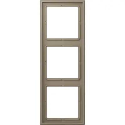JUNG afdekraam 3-voudig Les Couleurs ombre naturelle moyenne 242 (LC 983 242)