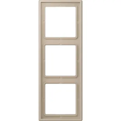 JUNG afdekraam 3-voudig Les Couleurs ombre naturelle claire 243 (LC 983 243)