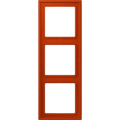 JUNG afdekraam 3-voudig Les Couleurs rouge vermillon 59 244 (LC 983 244)