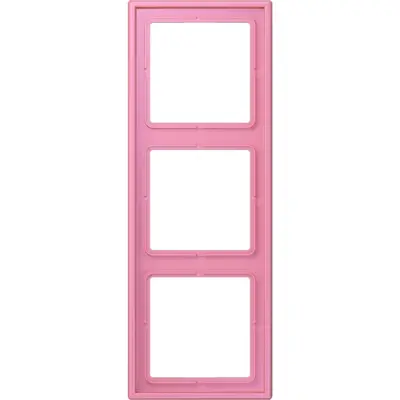 JUNG afdekraam 3-voudig Les Couleurs rose vif 246 (LC 983 246)