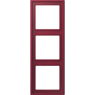 JUNG afdekraam 3-voudig Les Couleurs le rubis 255 (LC 983 255)