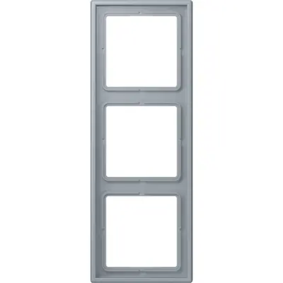 JUNG afdekraam 3-voudig Les Couleurs gris clair 59 257 (LC 983 257)