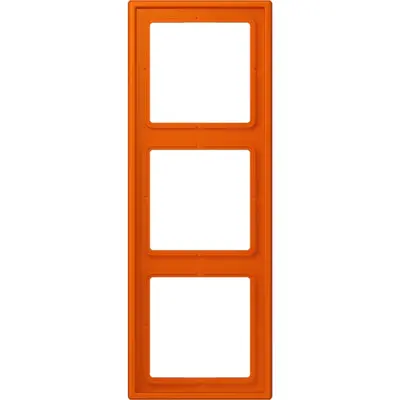 JUNG afdekraam 3-voudig Les Couleurs orange vif 260 (LC 983 260)