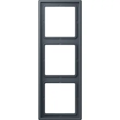 JUNG afdekraam 3-voudig Les Couleurs gris fonce 59 262 (LC 983 262)