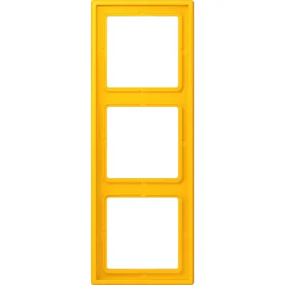 JUNG afdekraam 3-voudig Les Couleurs le jaune vif 263 (LC 983 263)