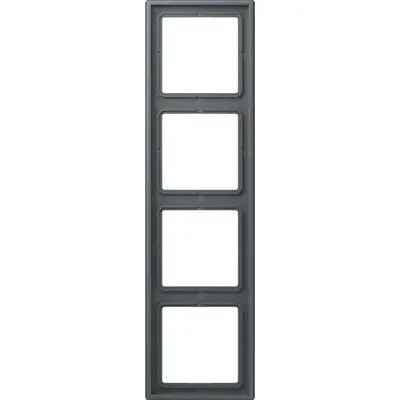 JUNG afdekraam 4-voudig Les Couleurs gris fonce 31 202 (LC 984 202)