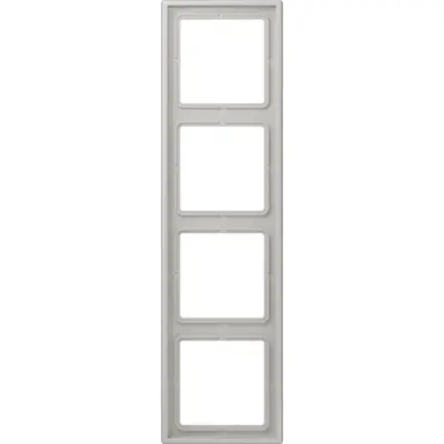 JUNG afdekraam 4-voudig Les Couleurs gris clair 31 205 (LC 984 205)