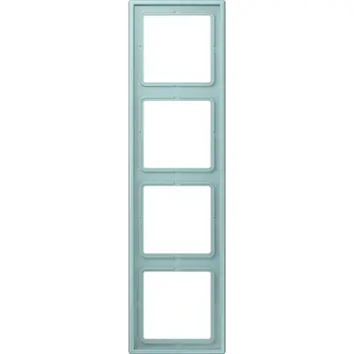 JUNG afdekraam 4-voudig Les Couleurs ceruleen clair 214 (LC 984 214)