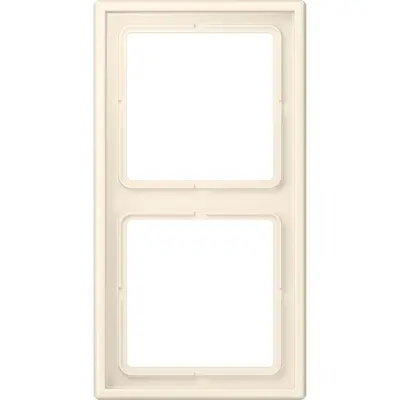 JUNG afdekraam 2-voudig Les Couleurs blanc ivoire 245 (LC 982 245)