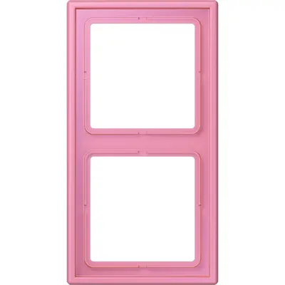 JUNG afdekraam 2-voudig Les Couleurs rose vif 246 (LC 982 246)