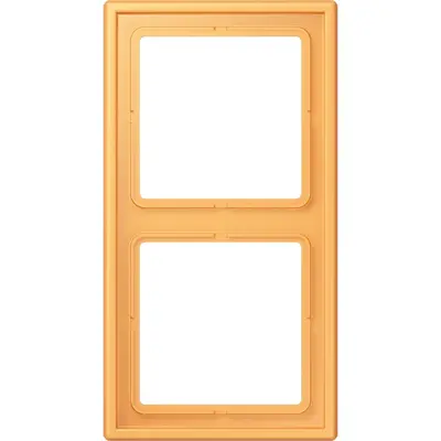 JUNG afdekraam 2-voudig Les Couleurs ocre jaune clair 254 (LC 982 254)
