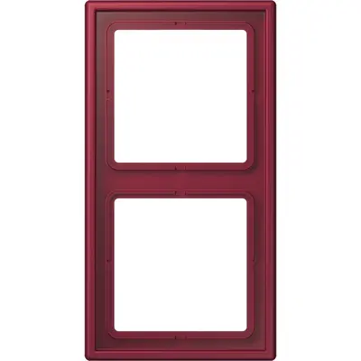 JUNG afdekraam 2-voudig Les Couleurs le rubis 255 (LC 982 255)