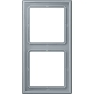 JUNG afdekraam 2-voudig Les Couleurs gris clair 59 257 (LC 982 257)