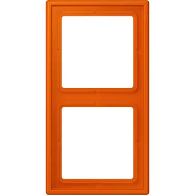 JUNG afdekraam 2-voudig Les Couleurs orange vif 260 (LC 982 260)