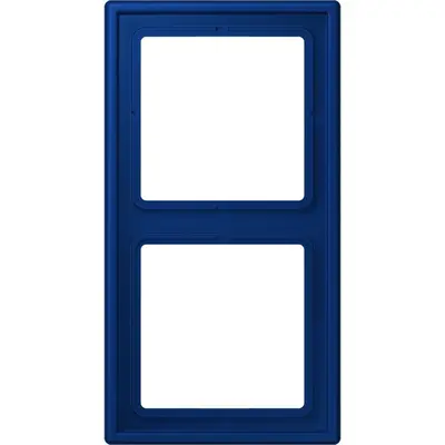 JUNG afdekraam 2-voudig Les Couleurs bleu outremer fonce 261 (LC 982 261)