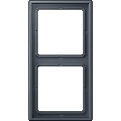 JUNG afdekraam 2-voudig Les Couleurs gris fonce 59 262 (LC 982 262)